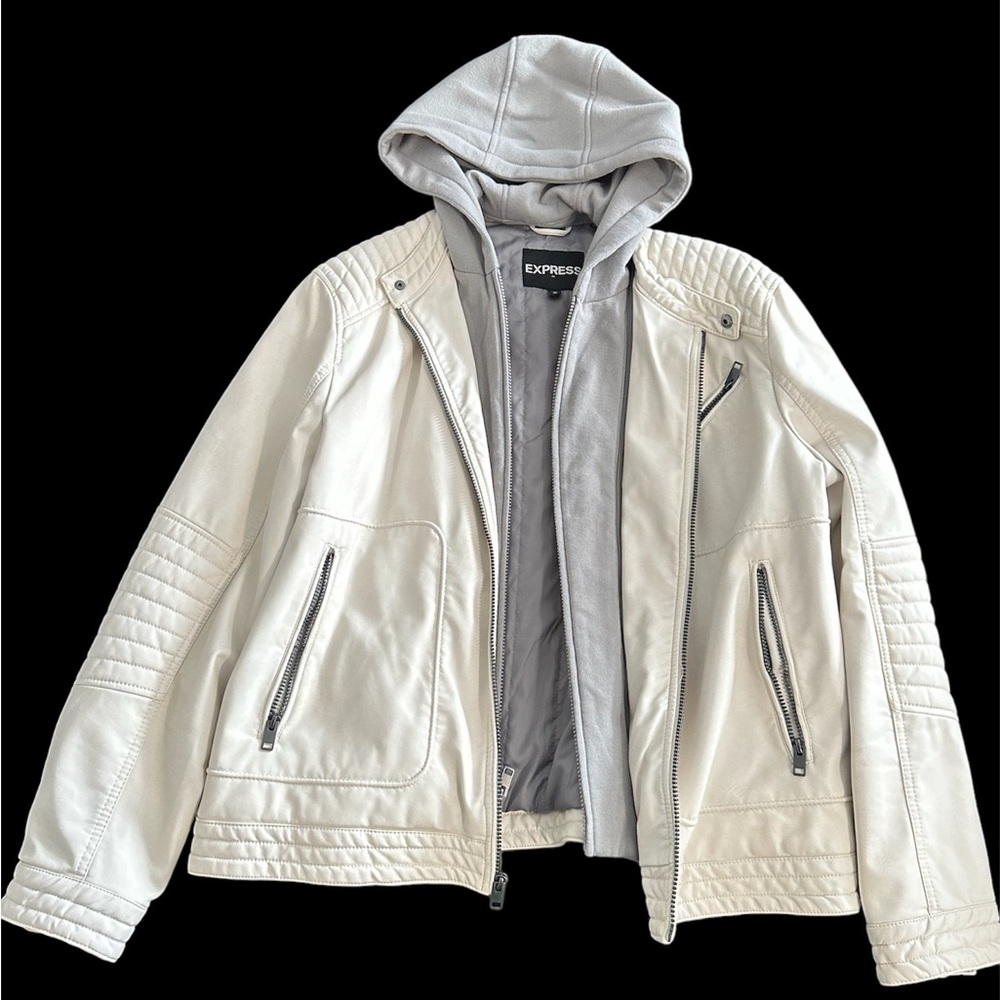 Express XL faux leather jacket